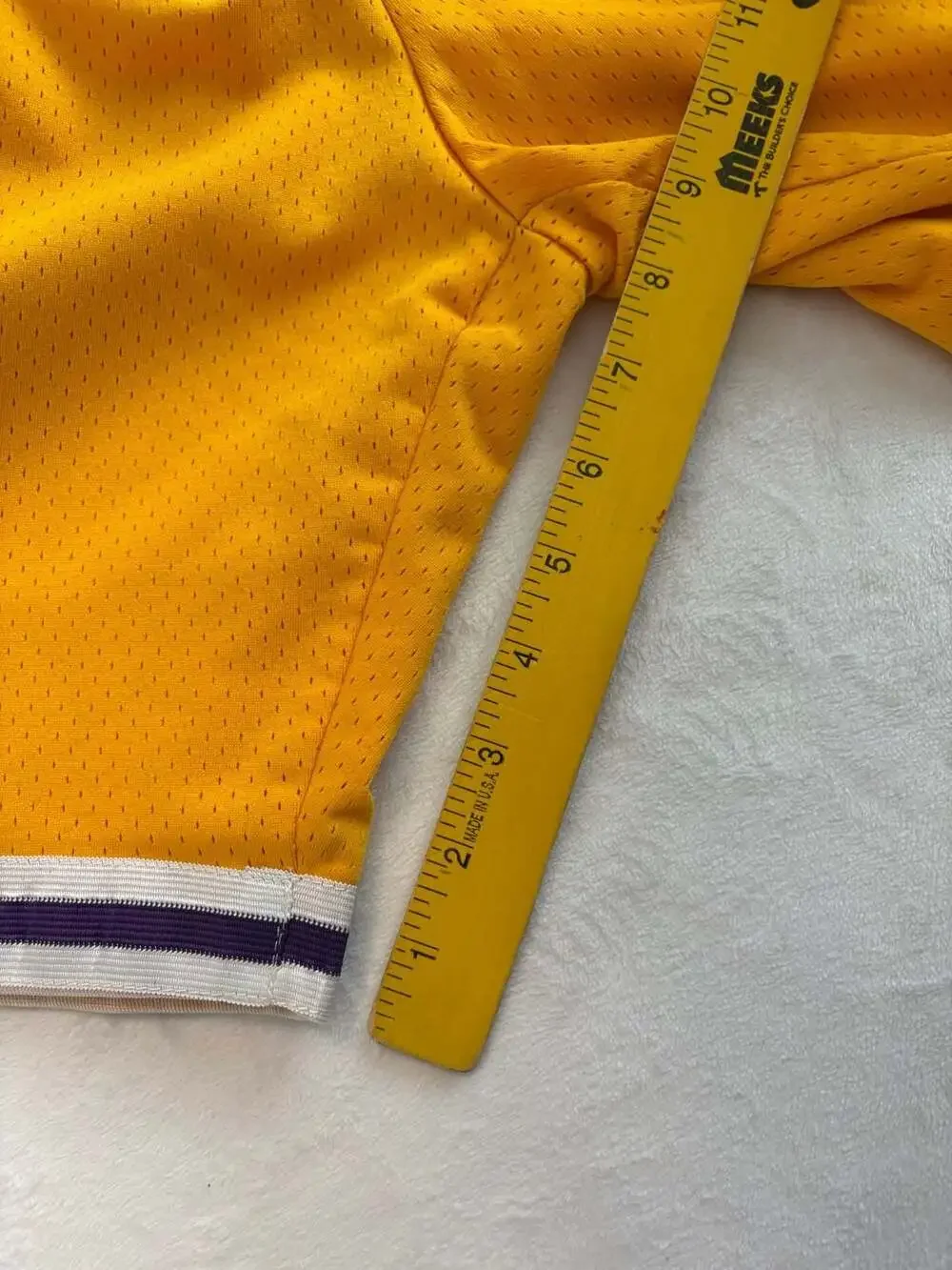 Just Don Los Angeles Lakers 1996-97 NBA Basketball Shorts READ